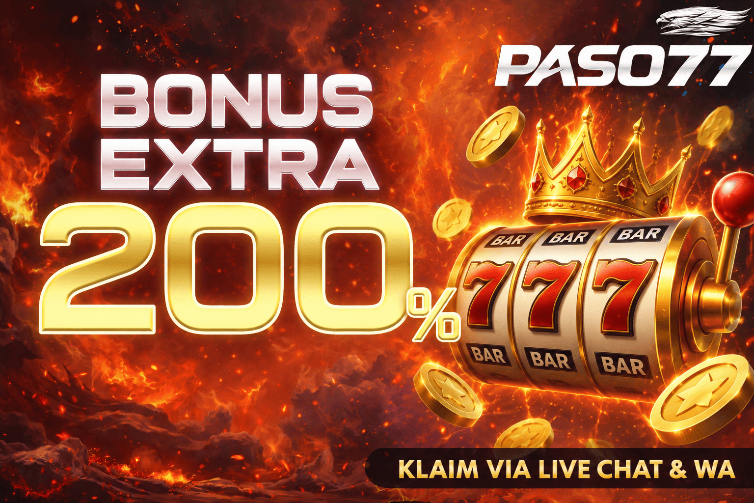BONUS EXTRA 200%